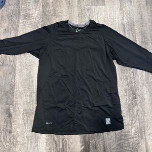 Nike Men's DRIFIT Black Long Sleeve